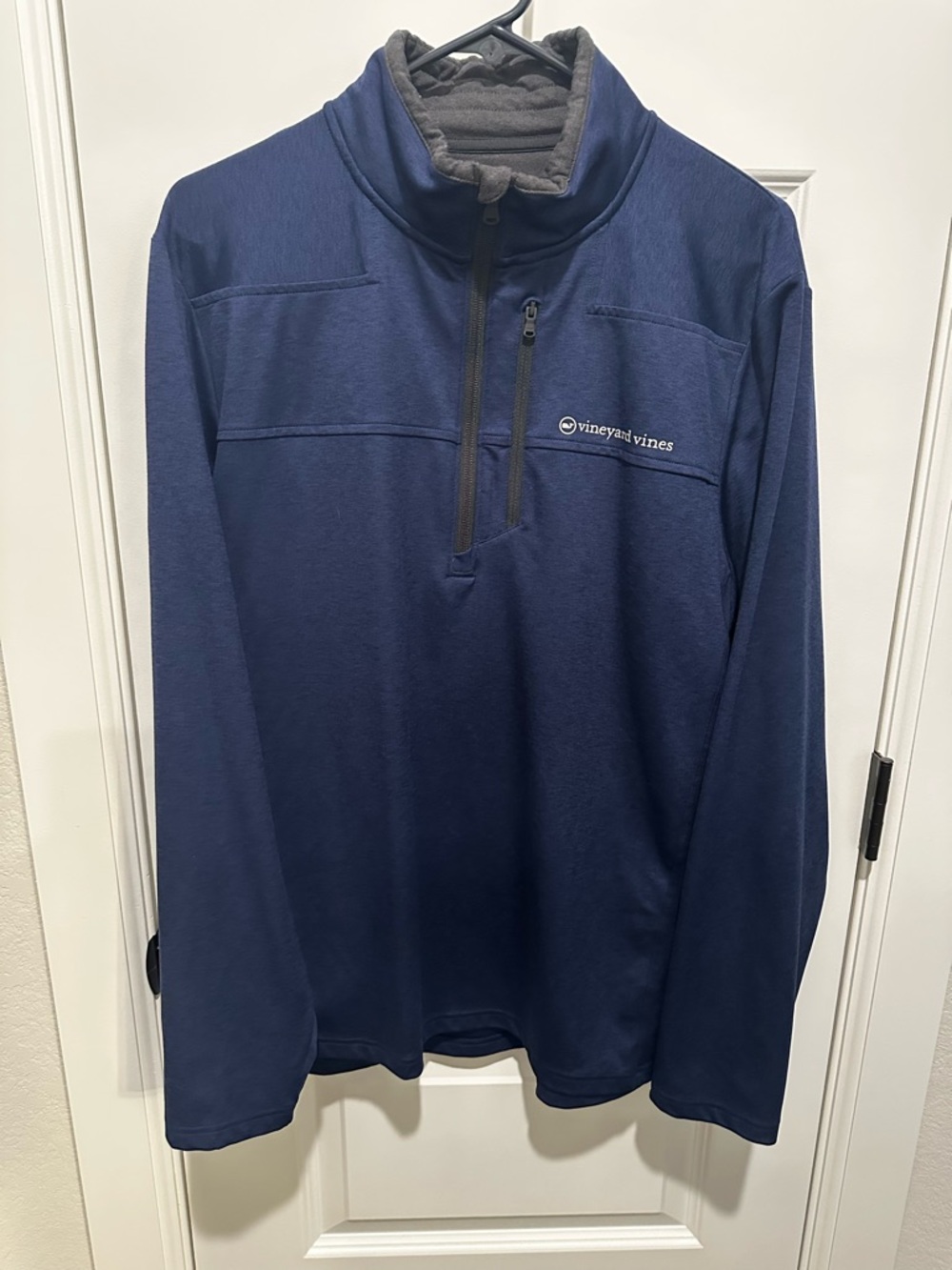 Vineyard Vines Men's Navy Half-Zip Performance Pullover